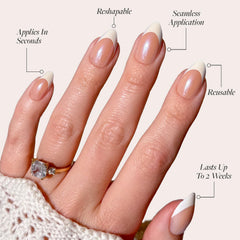 Glamnetic Mrs nails include 15 sizes and storage box for precise fit.