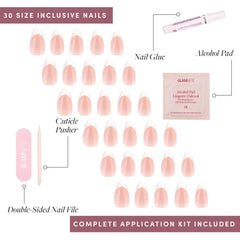 Glamnetic easy 5-minute application for quick at-home manicure.