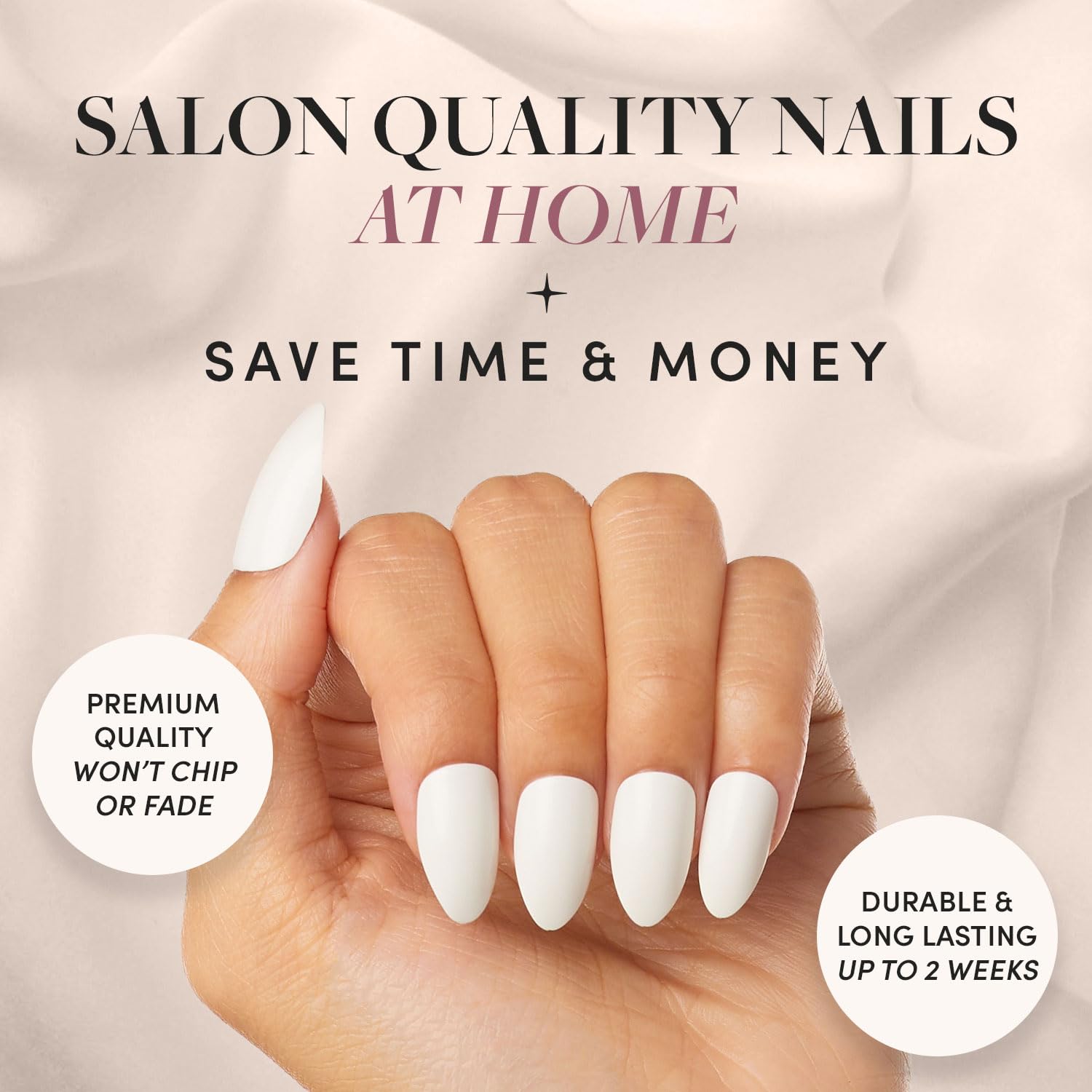 Glamnetic press-on nails storage box included for easy organization.