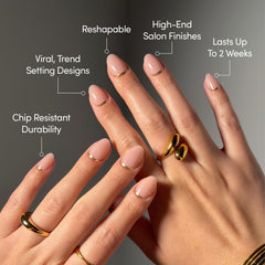 Glamnetic storage box with 30-nail kit for easy at-home manicures