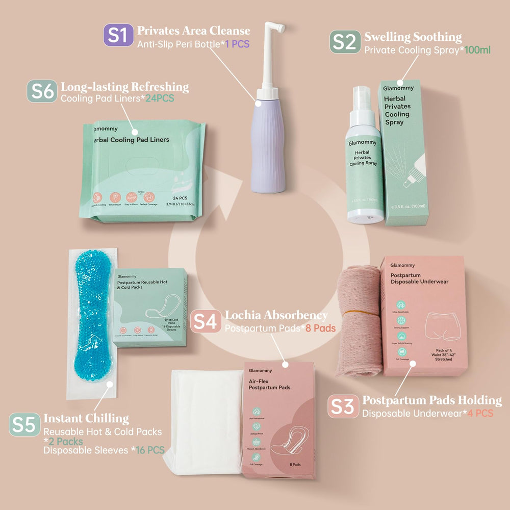 Glamommy soothing-spray providing cooling relief for sensitive areas