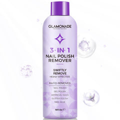 Glamonade acetone remover bottle for quick gel polish removal at home