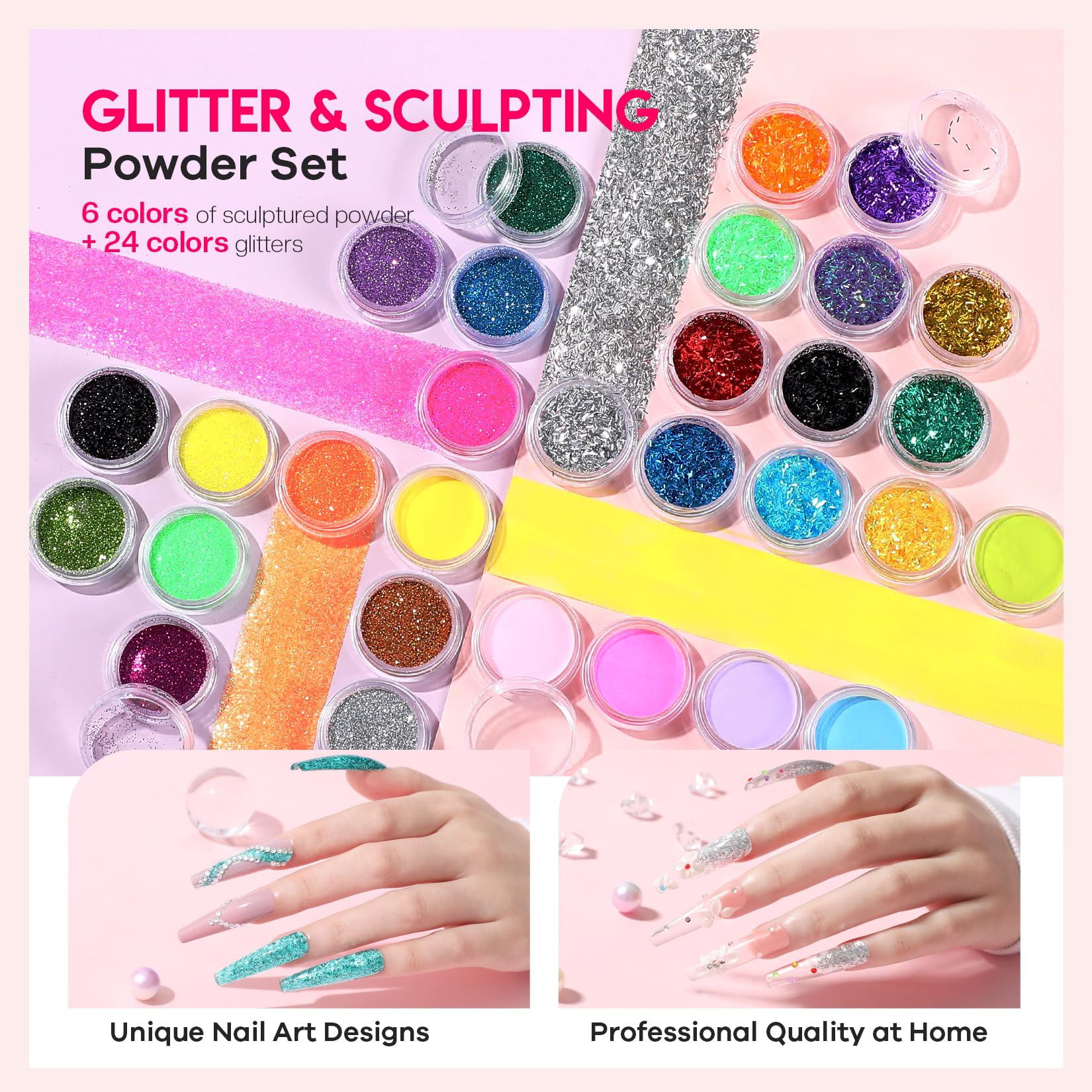 Glamonade acrylic nail kit keratin vitamin E castor oil benefits.