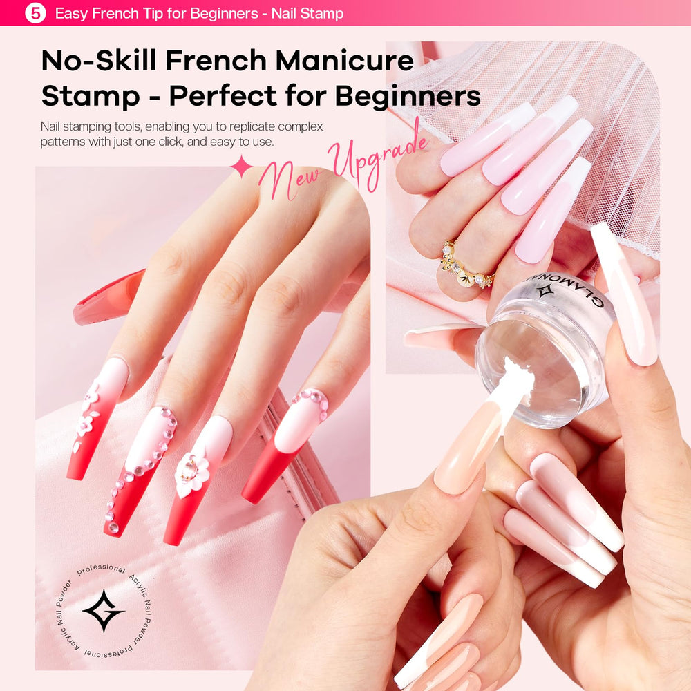 Glamonade nail tips 240: ample tips for perfect length and shape.