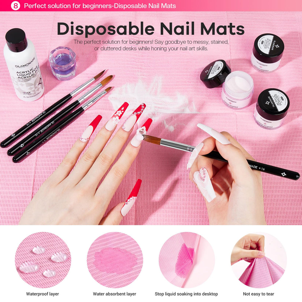 Glamonade stamping rhinestones glitters: creative designs for custom nail art.