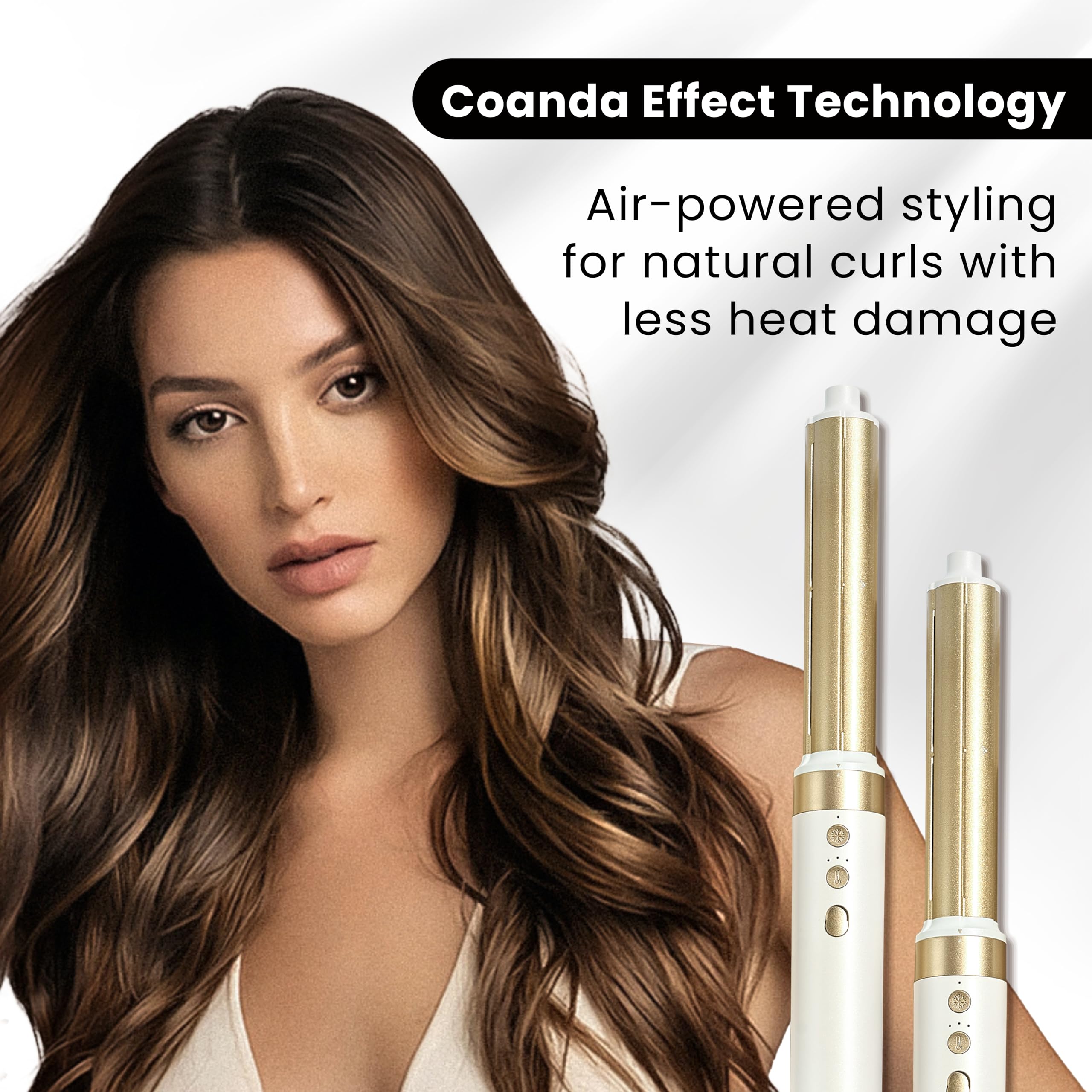 GlamUp ionic technology reduces static and boosts shine