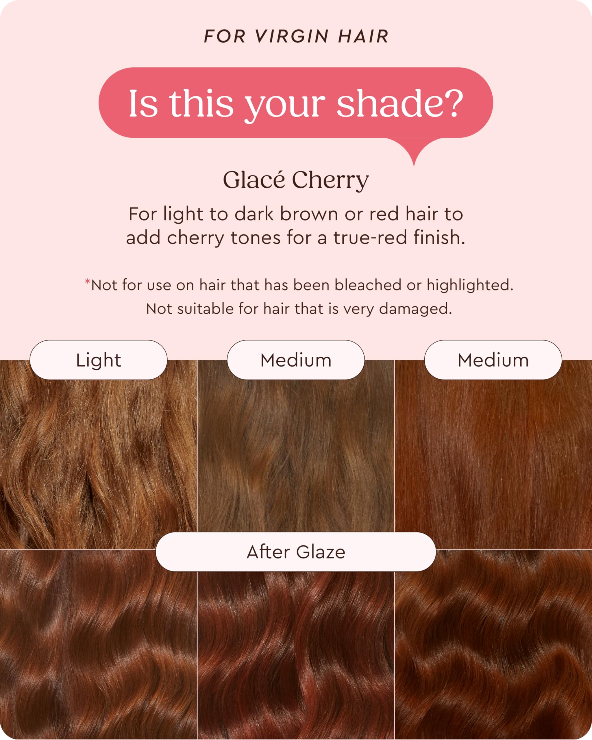 Glaze Supergloss application on natural hair for even color distribution