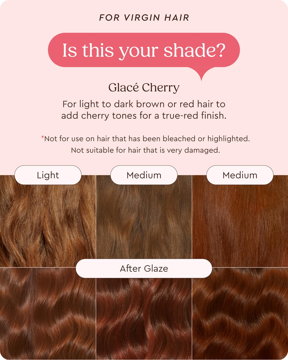 Glaze Supergloss application on natural hair for even color distribution