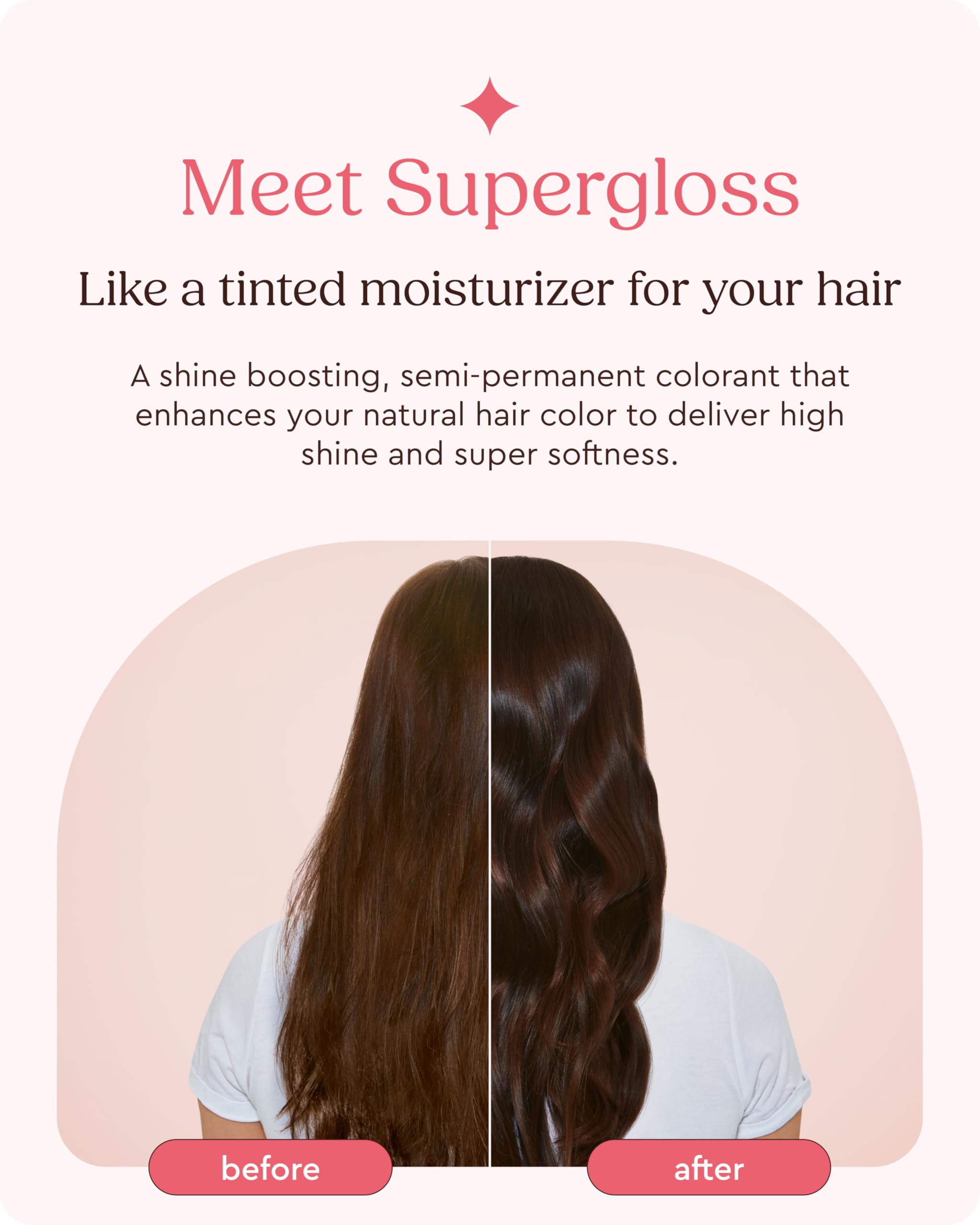 Glaze Supergloss Chocolate Gleam pump-dispense enables tidy color application.