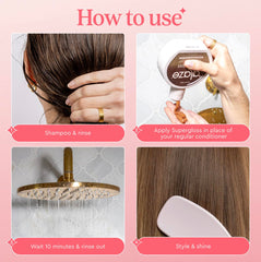 Glaze Supergloss Copper Crush bright copper shade on natural hair shine