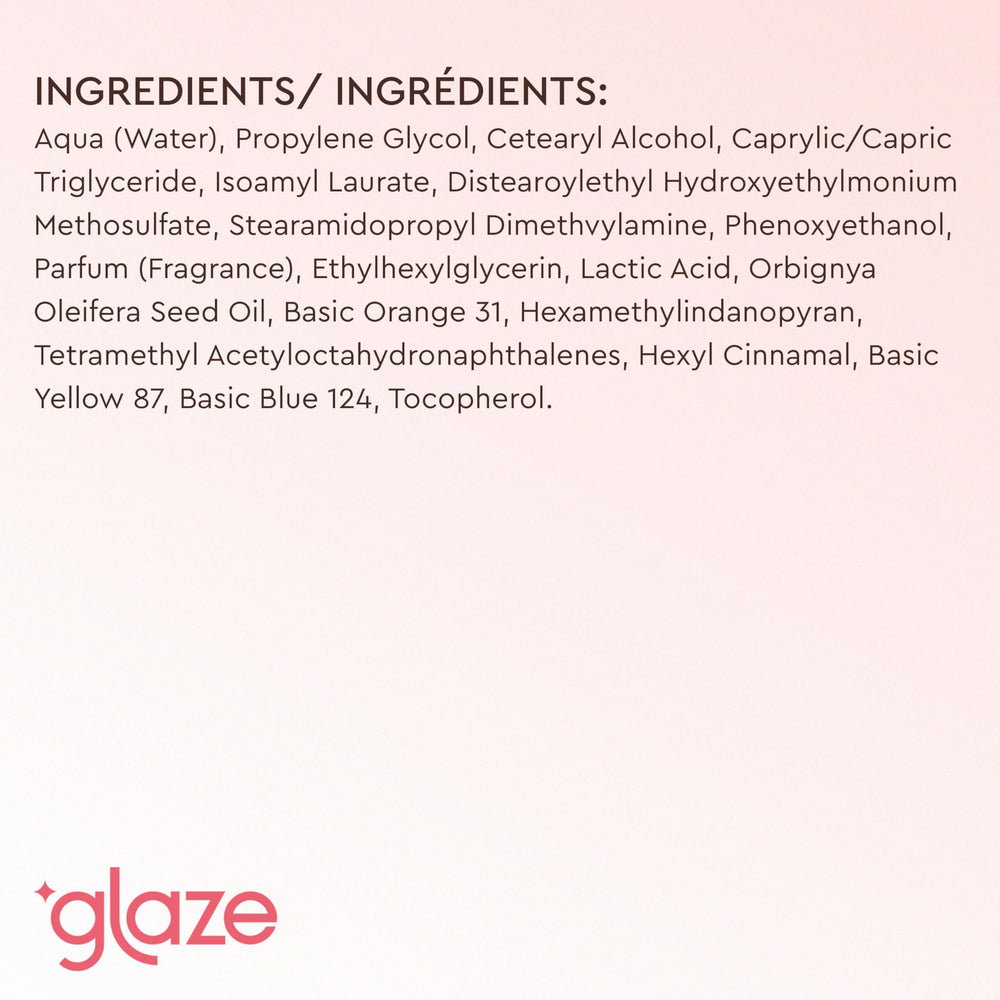Glaze Supergloss sulfate and ammonia-free formula for healthy hair