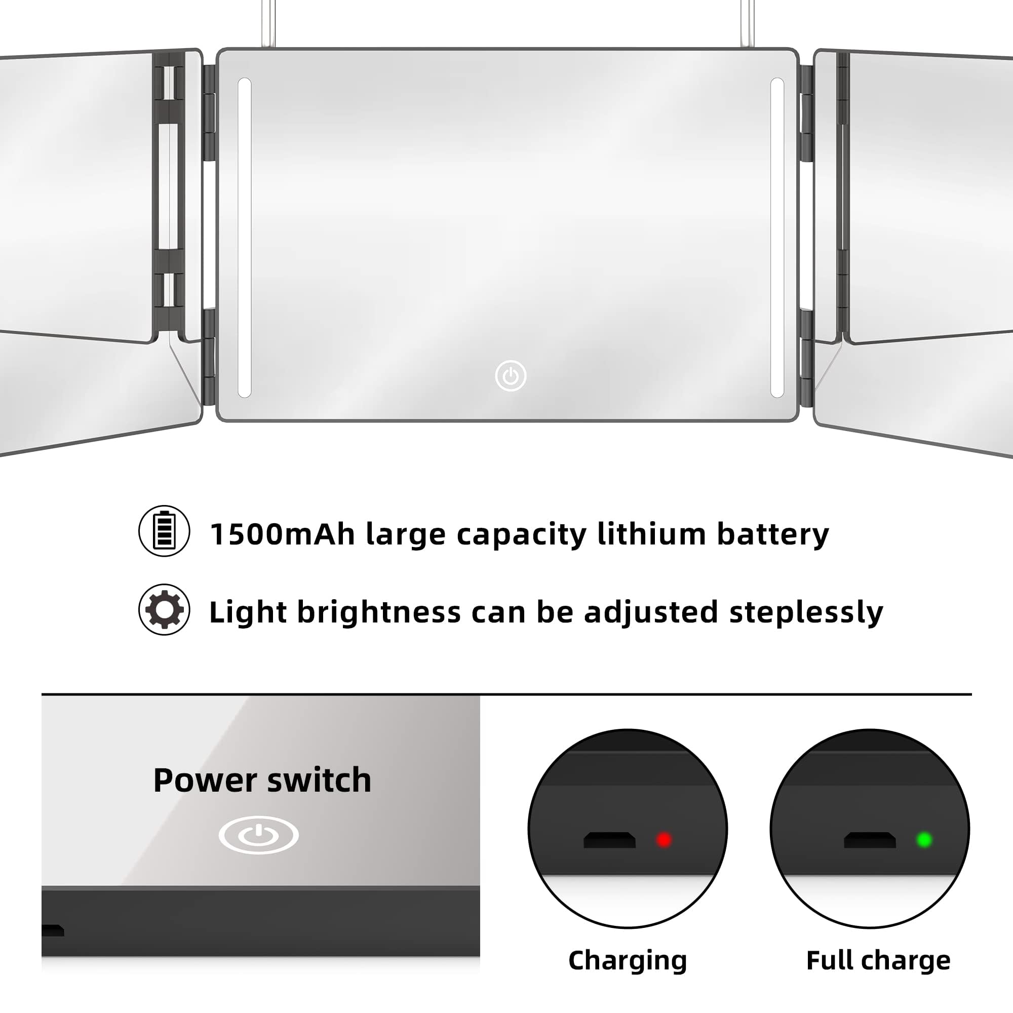 GLDDAO intelligent dimming lets you adjust brightness for various tasks.