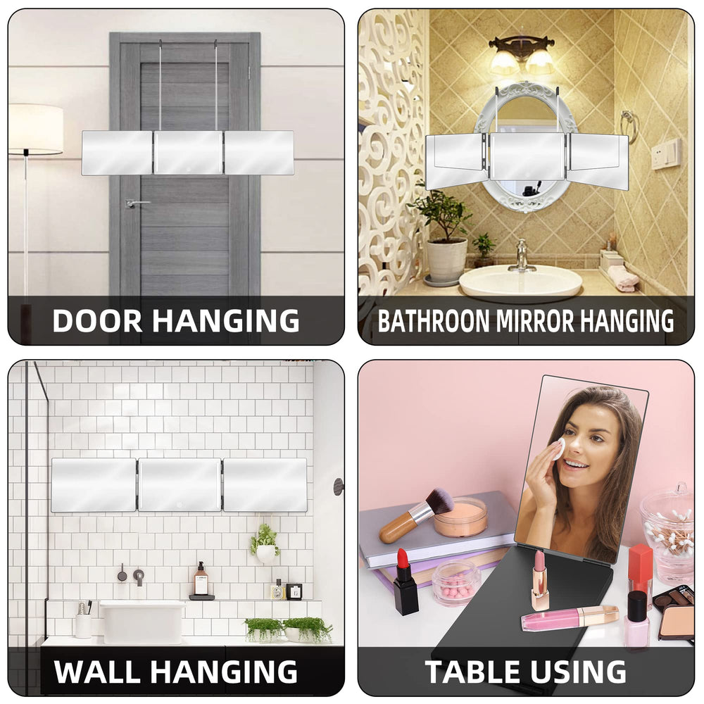 GLDDAO USB charging keeps the mirror ready for use anywhere.