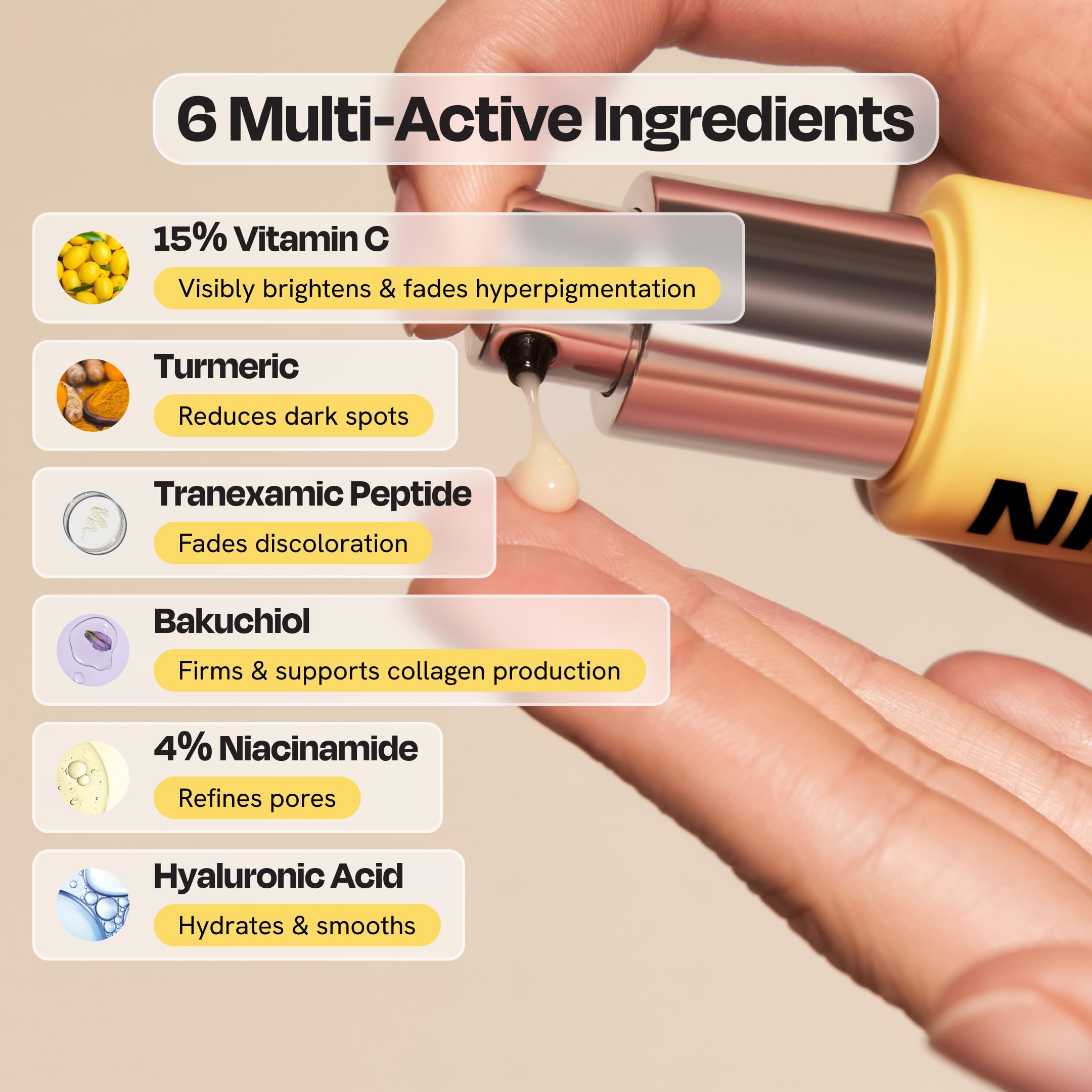 Gleamin fragrance-free label indicating clean, gentle formula