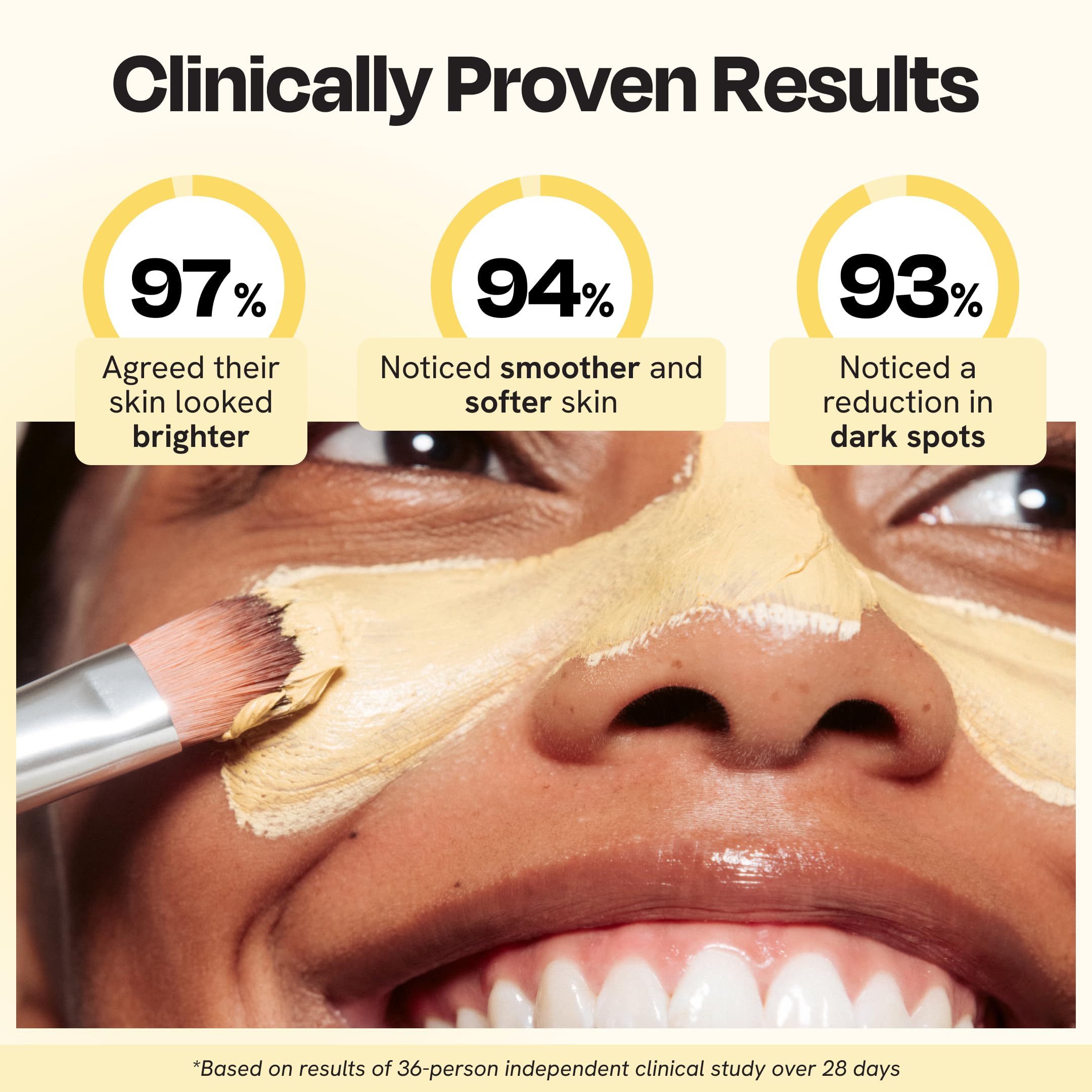 Gleamin Vitamin C Clay Mask pore-minimizer action targets impurities.