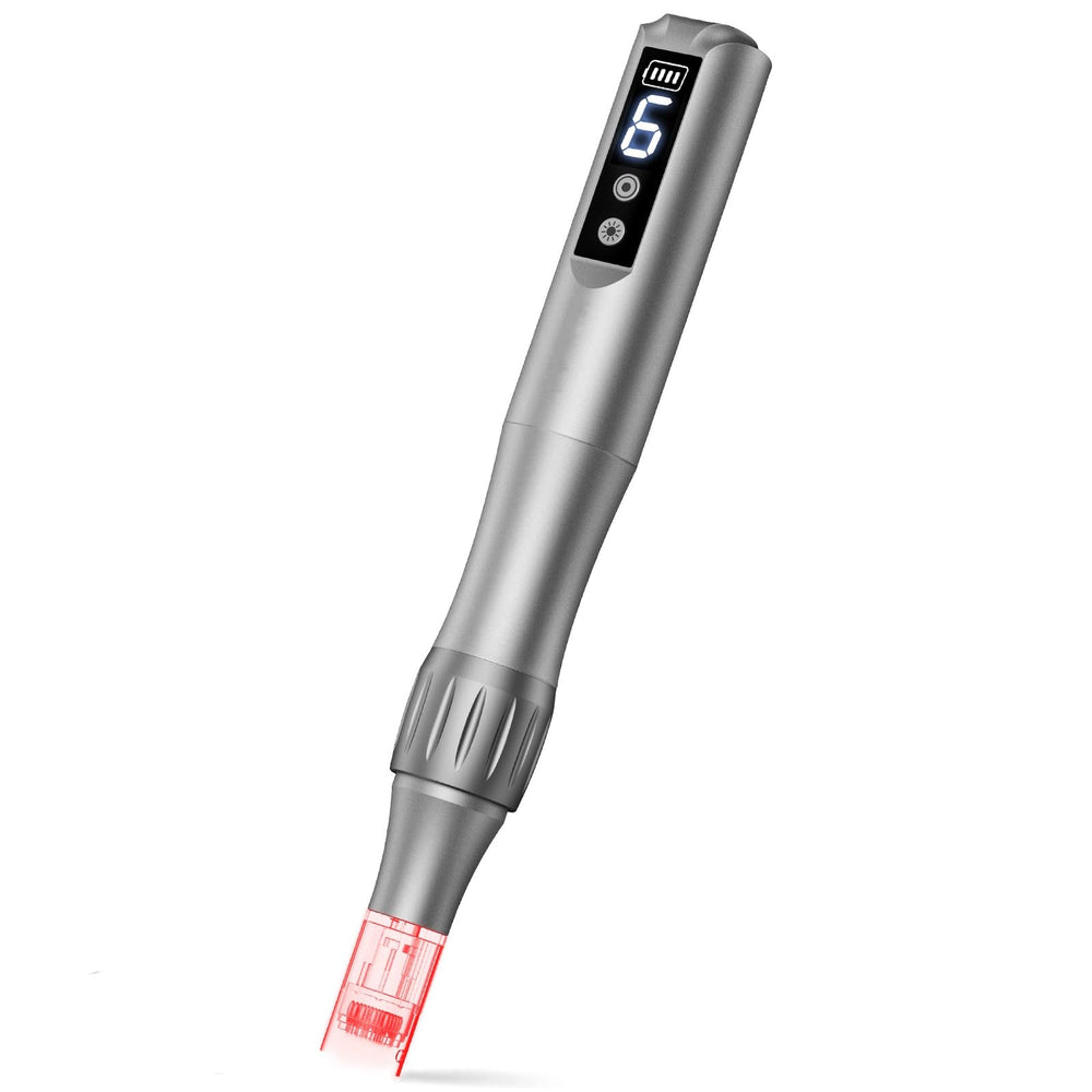 Glemme Derma Roller at-home use setup conveys simple, everyday skincare possibilities.