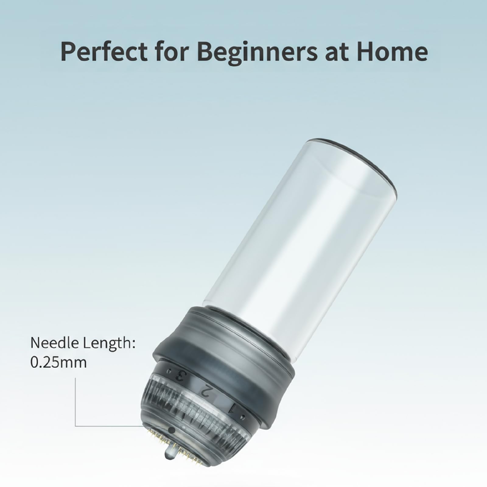 Glemme Micro Infusion Needles System derma roller stamp enables precise micro-channeling at home.