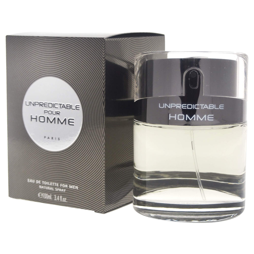 Glenn Perri Unpredictable Pour Homme box-packaging showcases premium presentation and gift-ready appeal