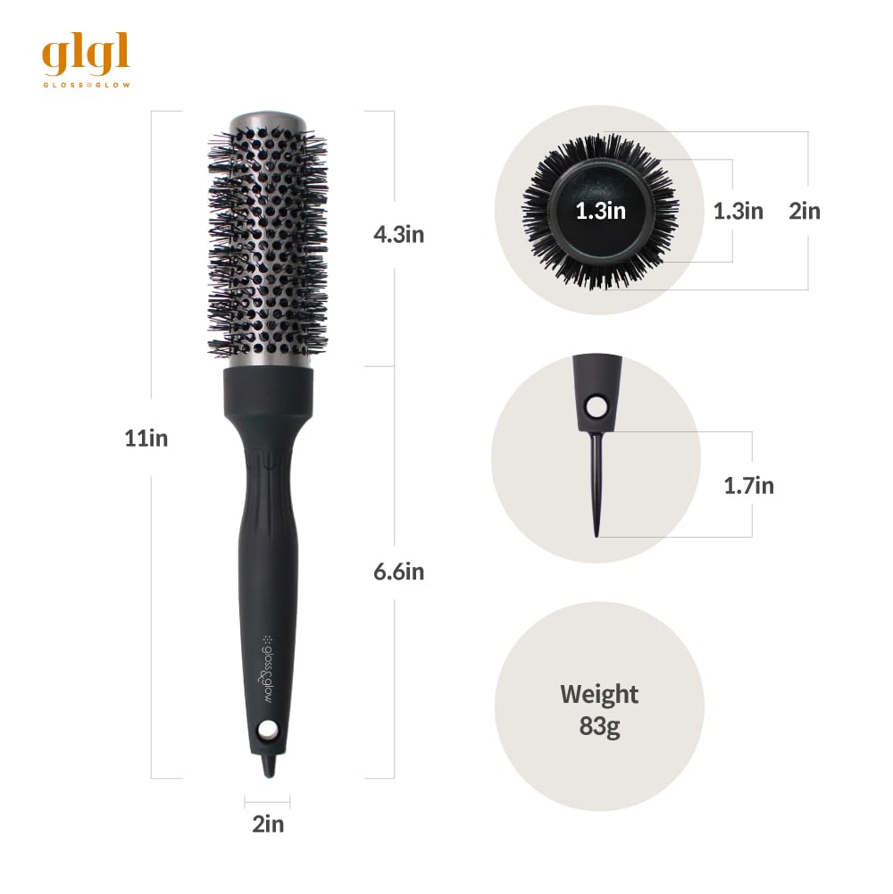 GLGL ergonomic grip reduces fatigue for longer styling sessions.