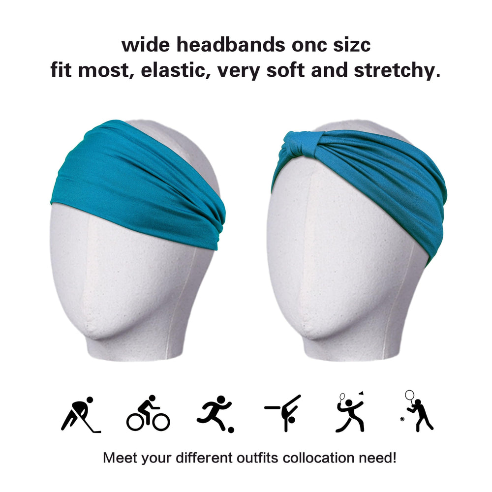 GiLi absorbent headbands wick moisture for sweaty workouts