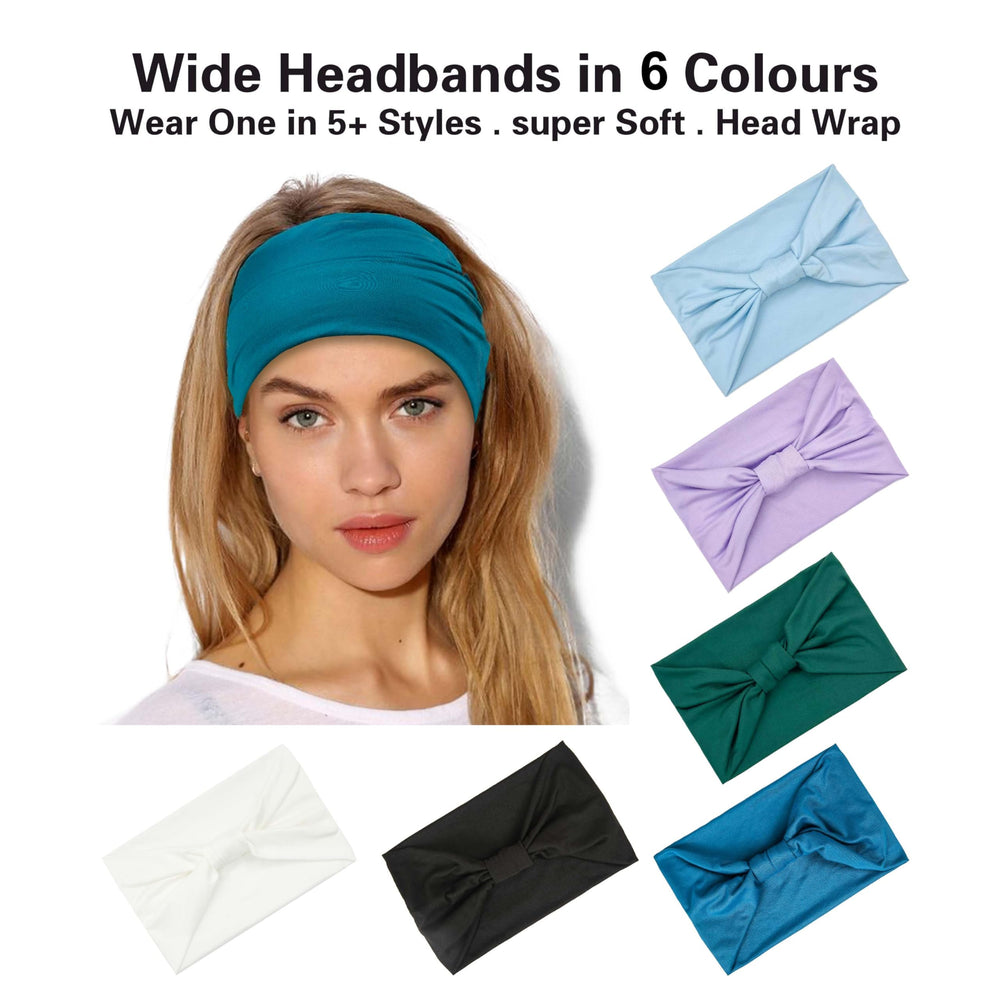 GiLi knotted headbands in color variety for stylish gym looks