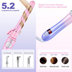 GLIGAM ceramic tourmaline coating provides smoother glide and moisture protection.