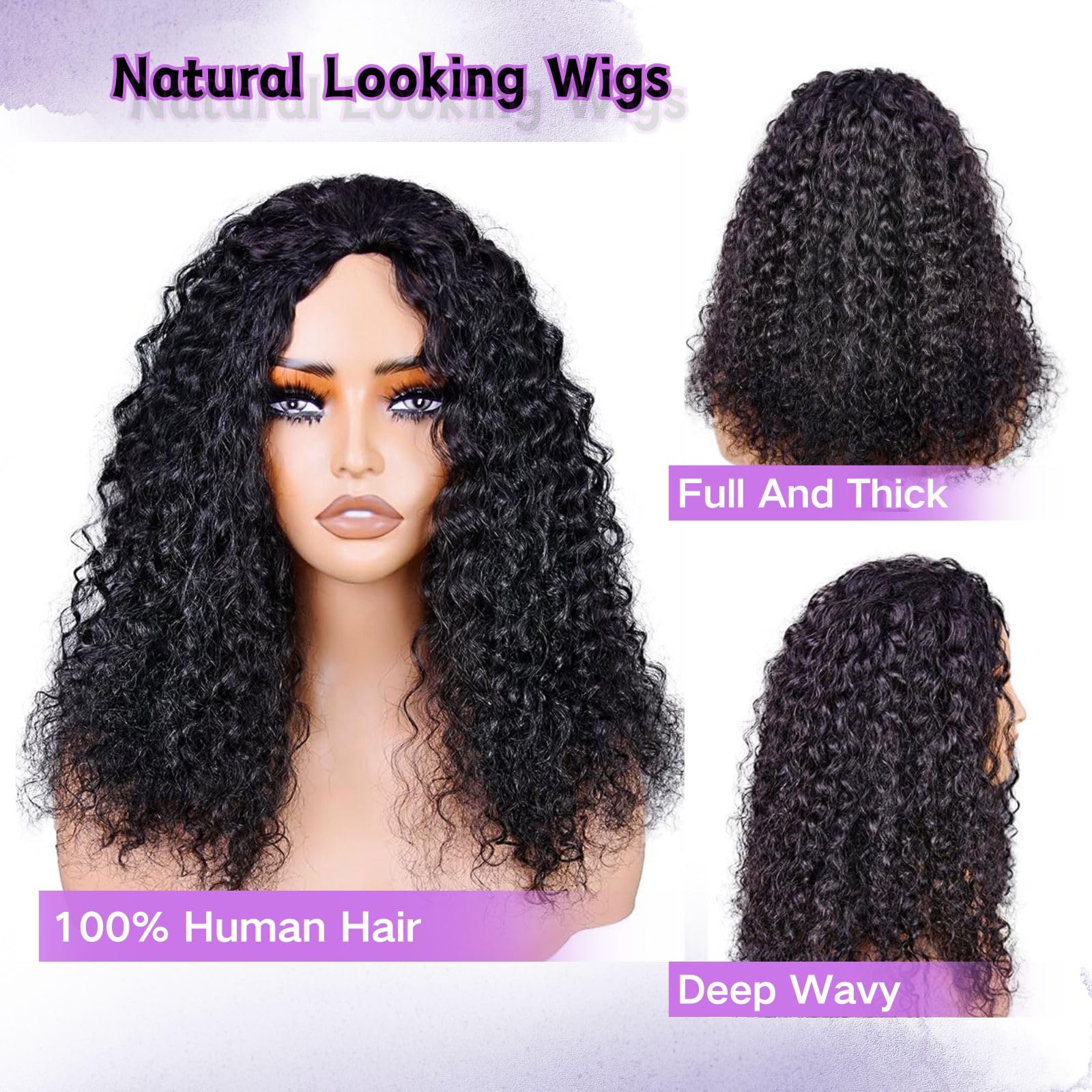 Glimeer package includes wig caps, eyelashes, and headband for easy setup.