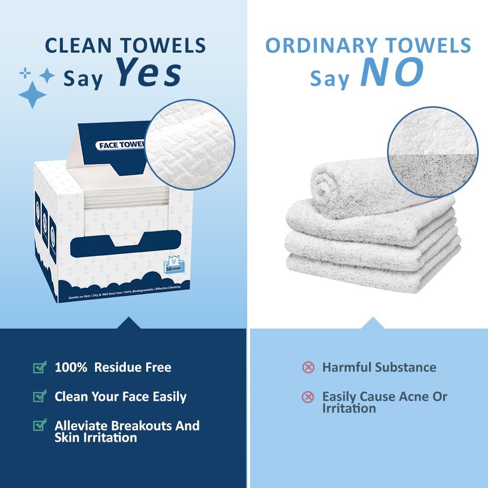 GLIMGLINT Face Towels travel-ready-bag enables on-the-go cleansing anywhere.