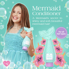 Glimmer Wish Mermaid conditioner pour demonstrates steady, mess-free application.