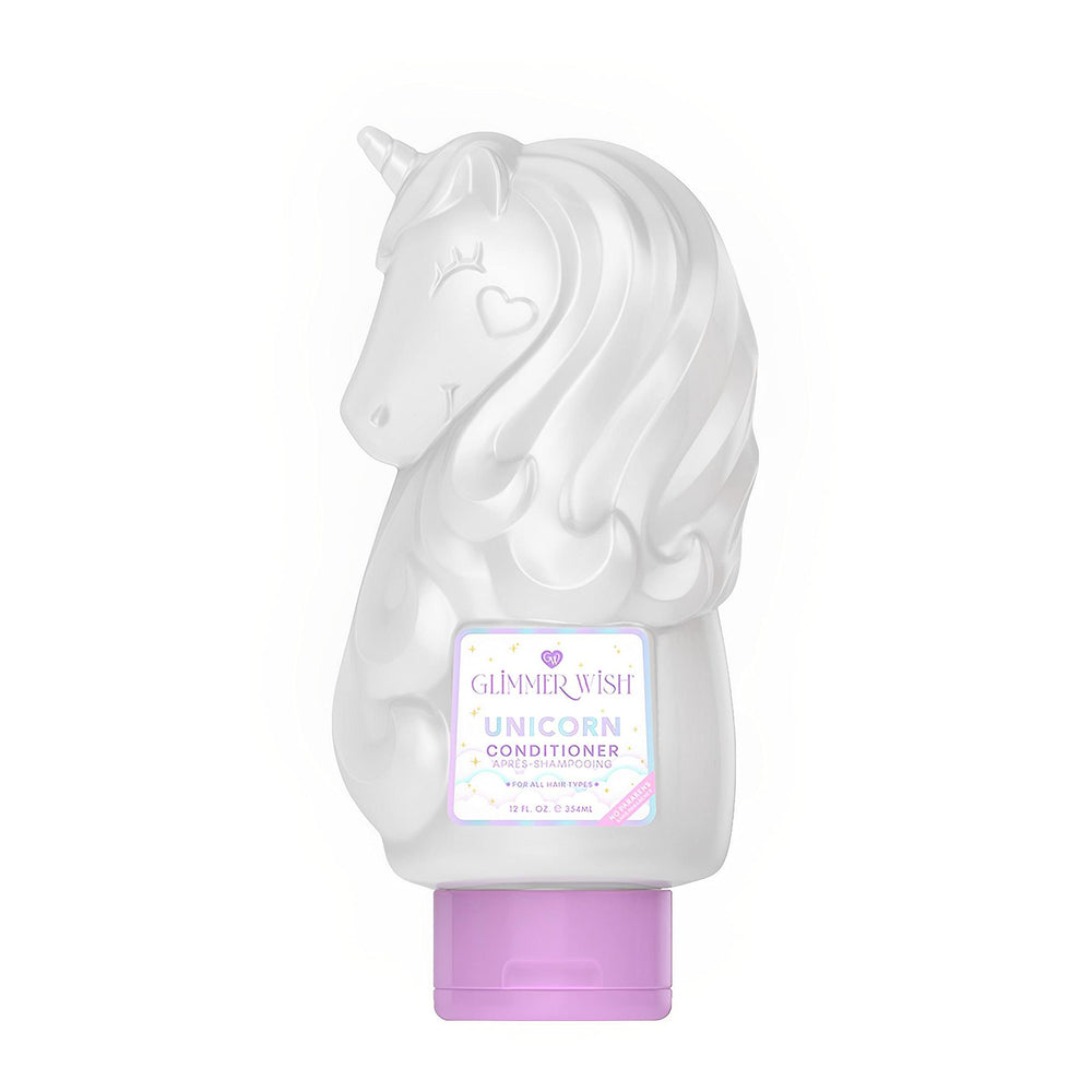 Glimmer Wish Unicorn Kids Conditioner bottle with pearly finish for gentle hydration