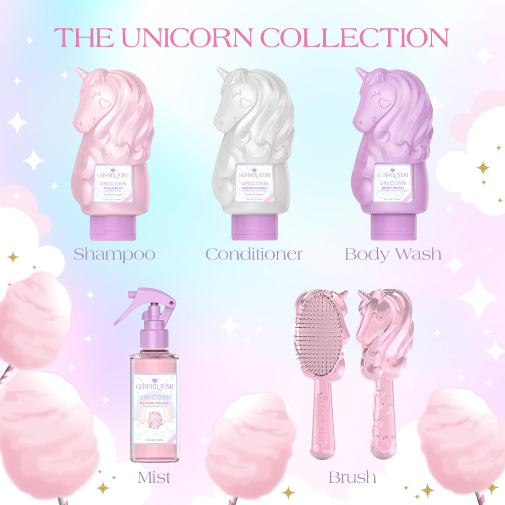Glimmer Wish Unicorn conditioner supports a fun, mess-friendly bath routine