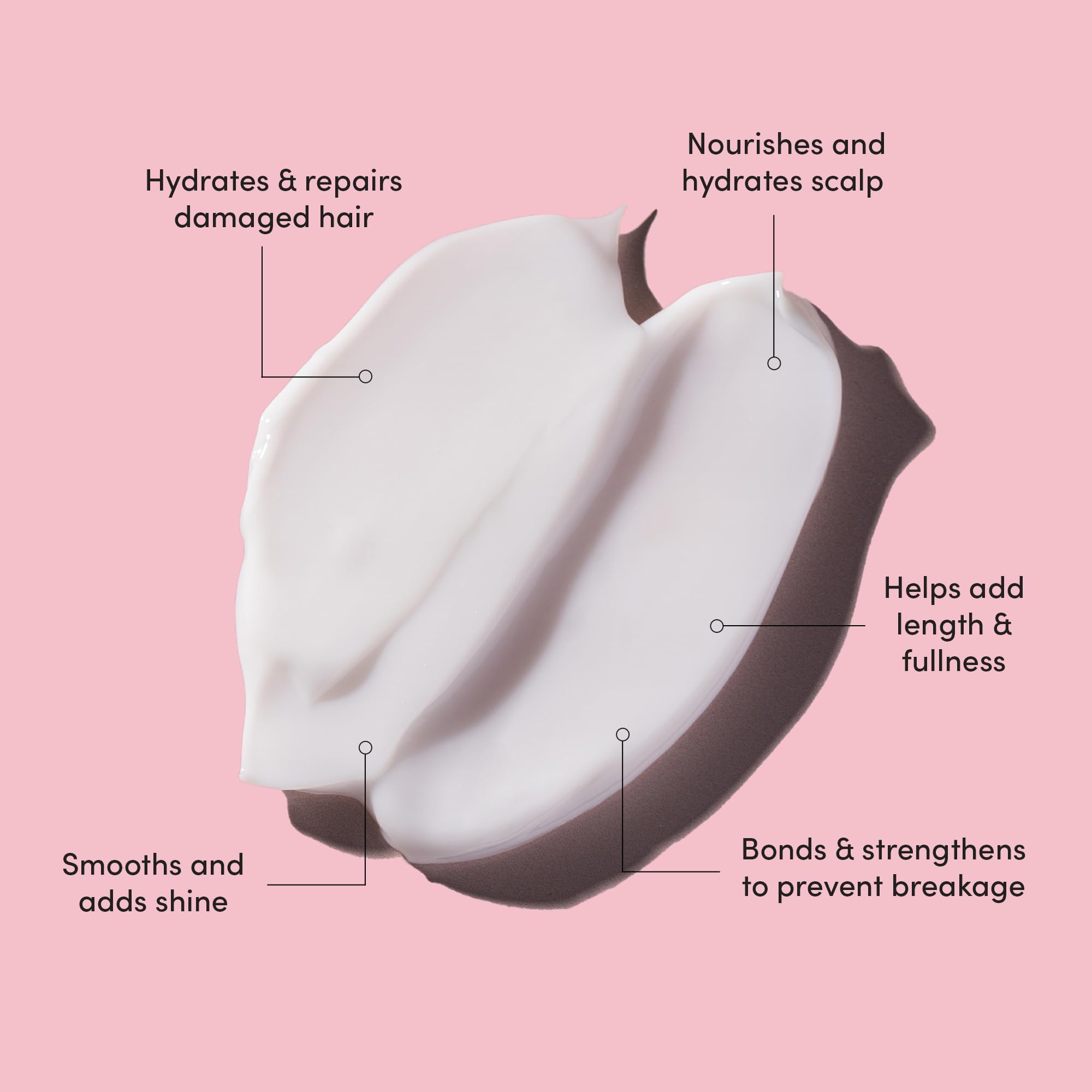 Glimmr hair mask with superfood extracts illustrates nourishing shine and softness