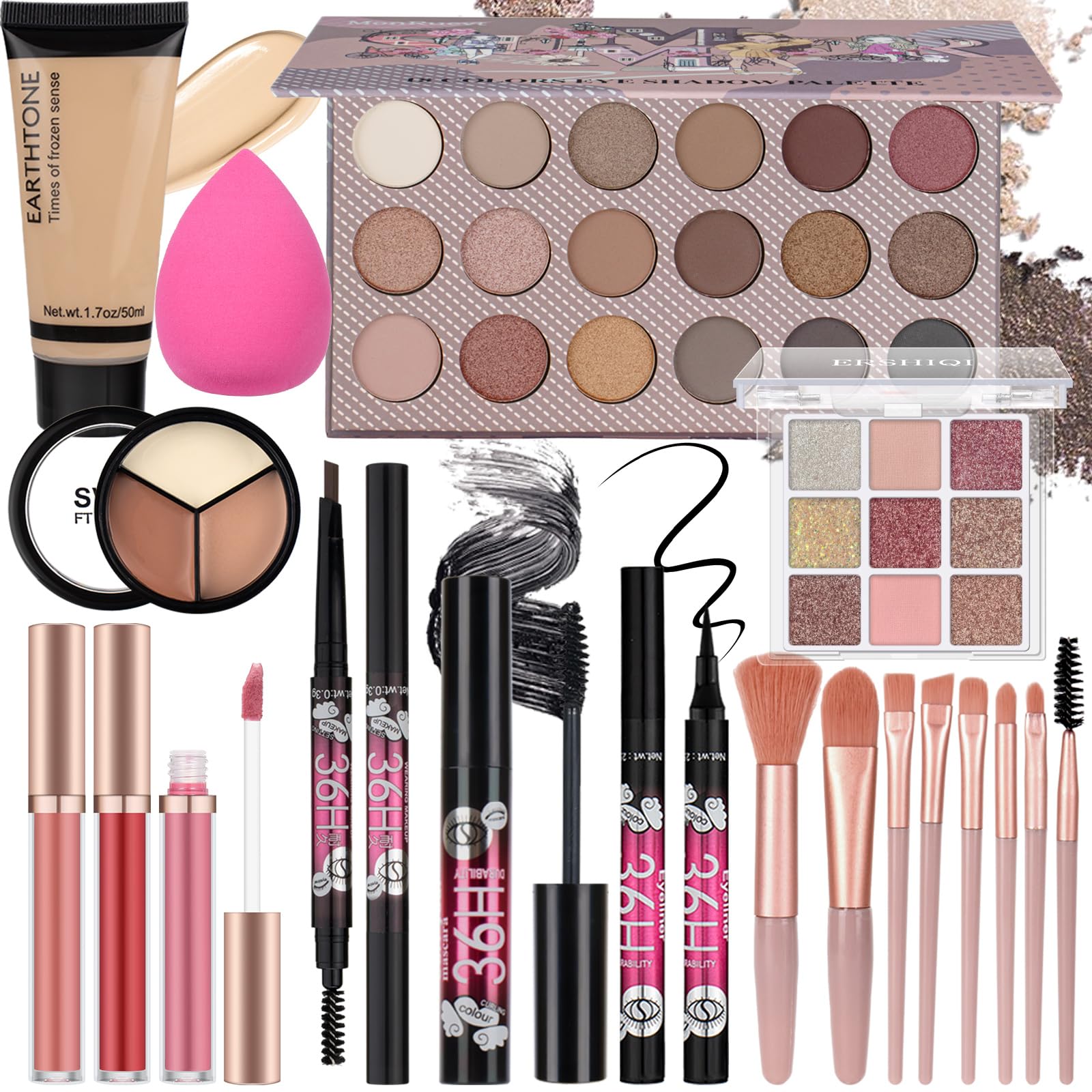GlinGraGe makeup kit teens box showing complete set for versatile everyday looks