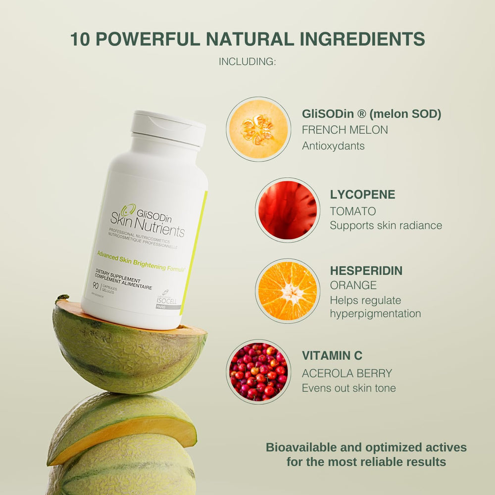 GliSODin daily-use routine image implies easy integration into a skincare schedule.