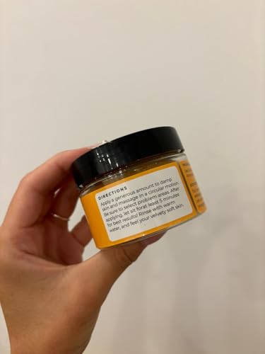 Glo Melanin Turmeric Scrub underarms area focus, highlighting targeted use