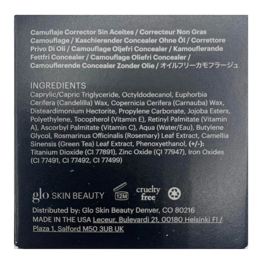 Glo Skin Beauty Concealer Sand swatch on diverse skin tones.
