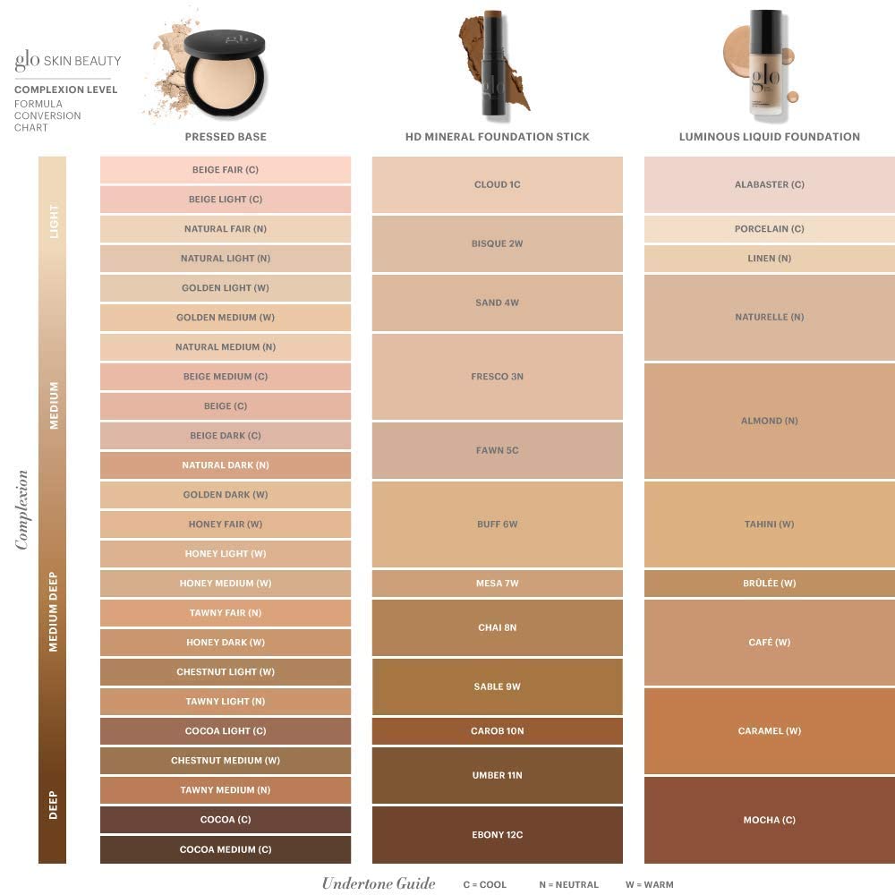Honey Light shade applied to skin with natural glow from Glo Skin Beauty