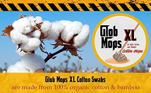 Glob Mops XL cotton swabs lens-cleaning gentle precision for optics.