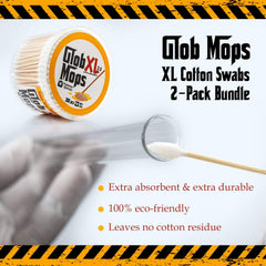Glob Mops XL cotton swabs makeup-removal usage for precise detail work.