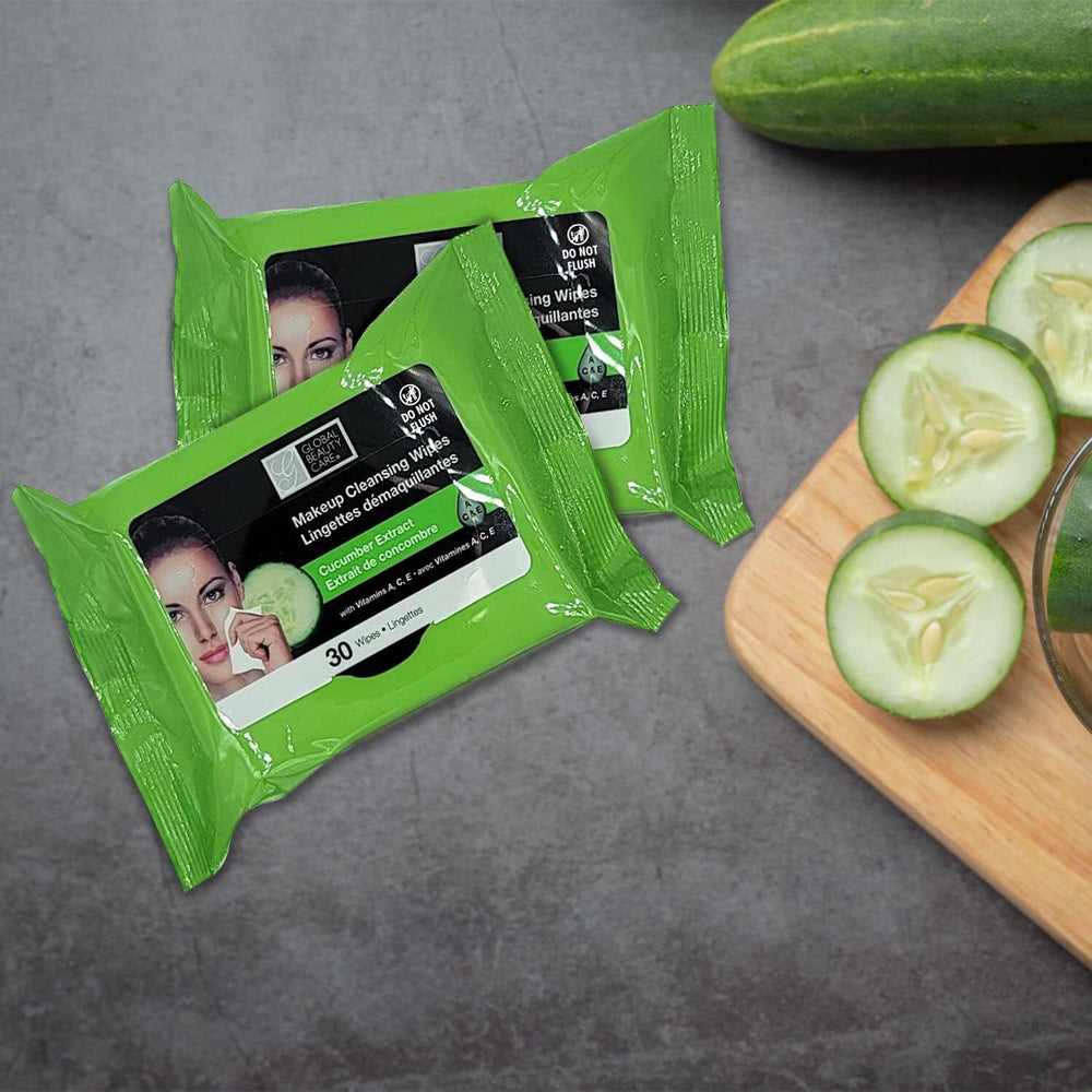 Global Beauty Care individual-wipe closeup highlights easy disposal and hygiene.