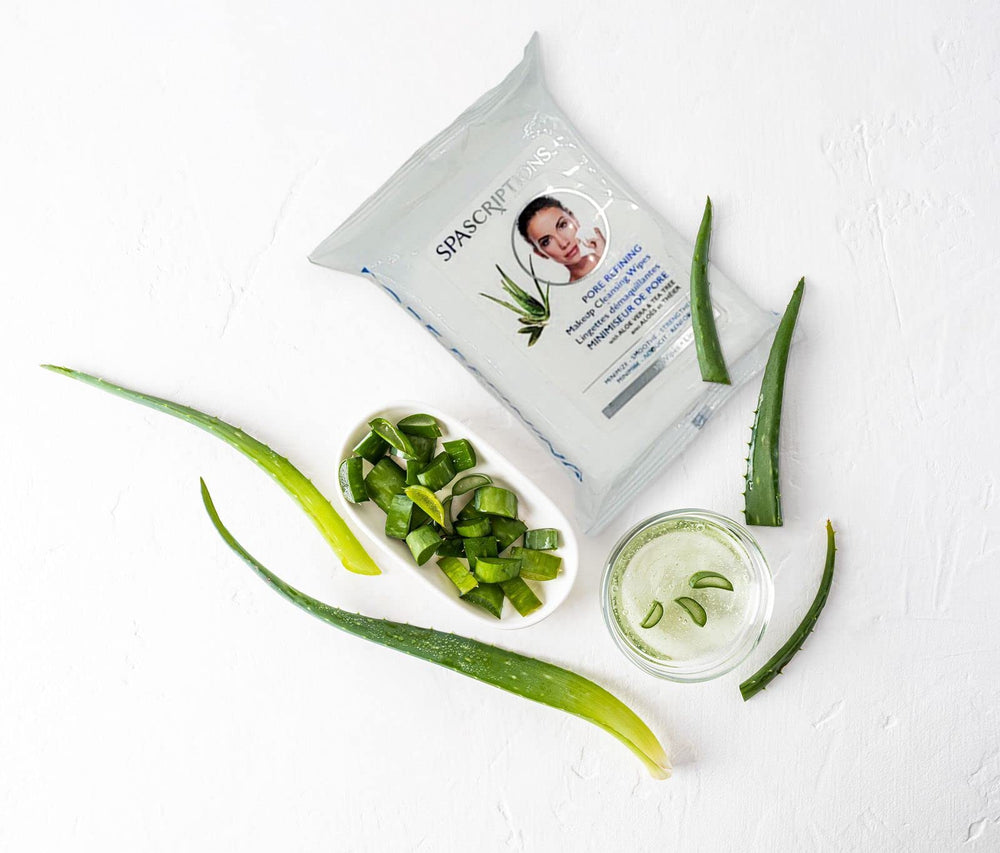 Global Beauty Care Spascriptions wipes brightening action for radiant looking skin