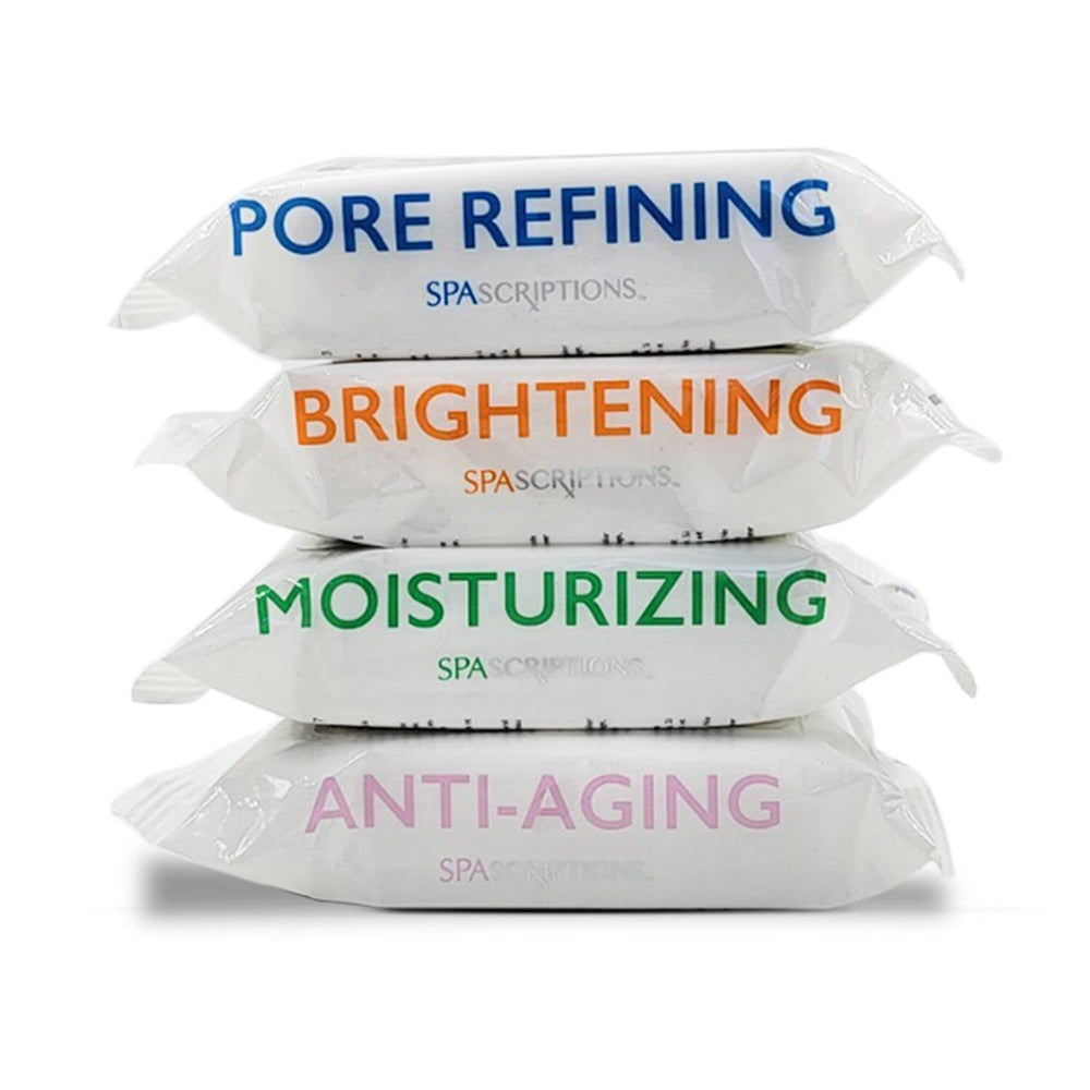 Global Beauty Care Spascriptions wipes for makeup removal removes waterproof mascara with gentle care