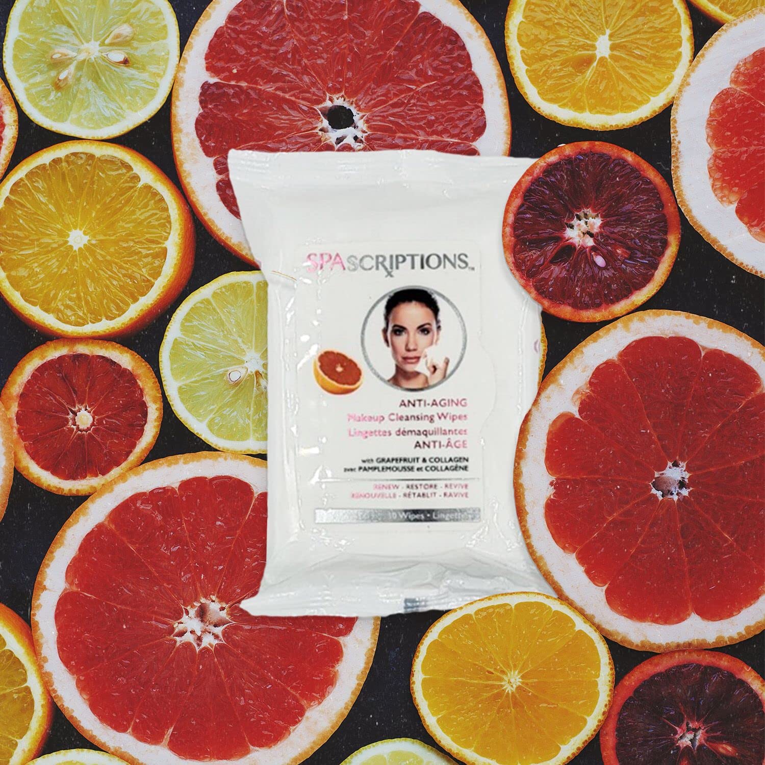 Global Beauty Care Spascriptions wipe result smooth refreshed skin after use