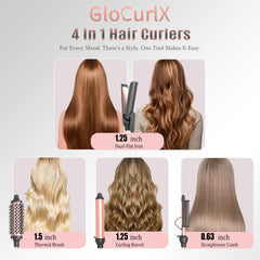 GloCurlX fast-heat display ready for quick morning curls.