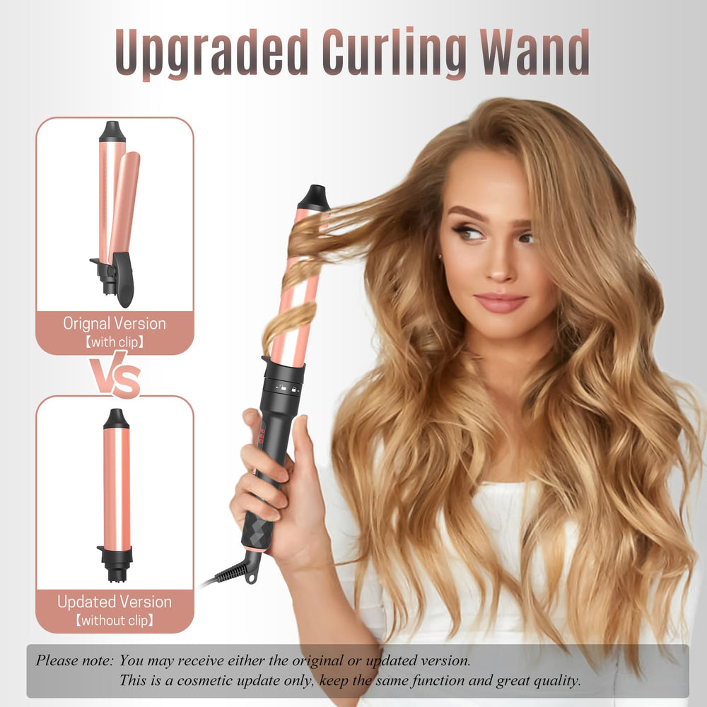 GloCurlX LED heat settings provide precise control for hair.
