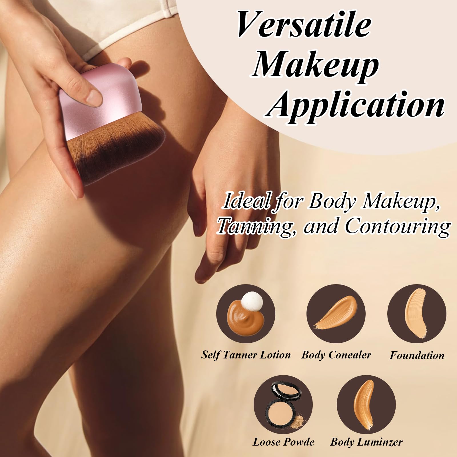 GloreBrochas oval head enables full-body coverage from shoulders to legs