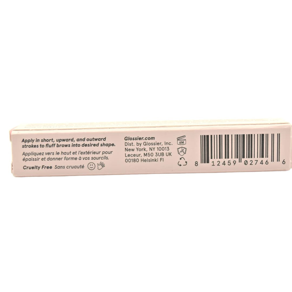 glossier boy brow clear-application brush-result demonstrates a soft, finished look