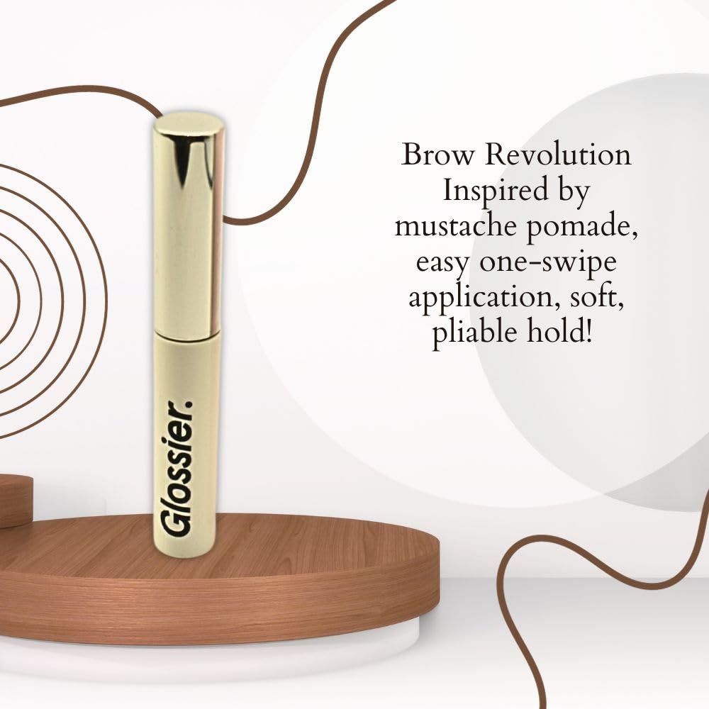Glossier Boy Brow olive-oil nourishment close-up hints nourishing hydration for brows