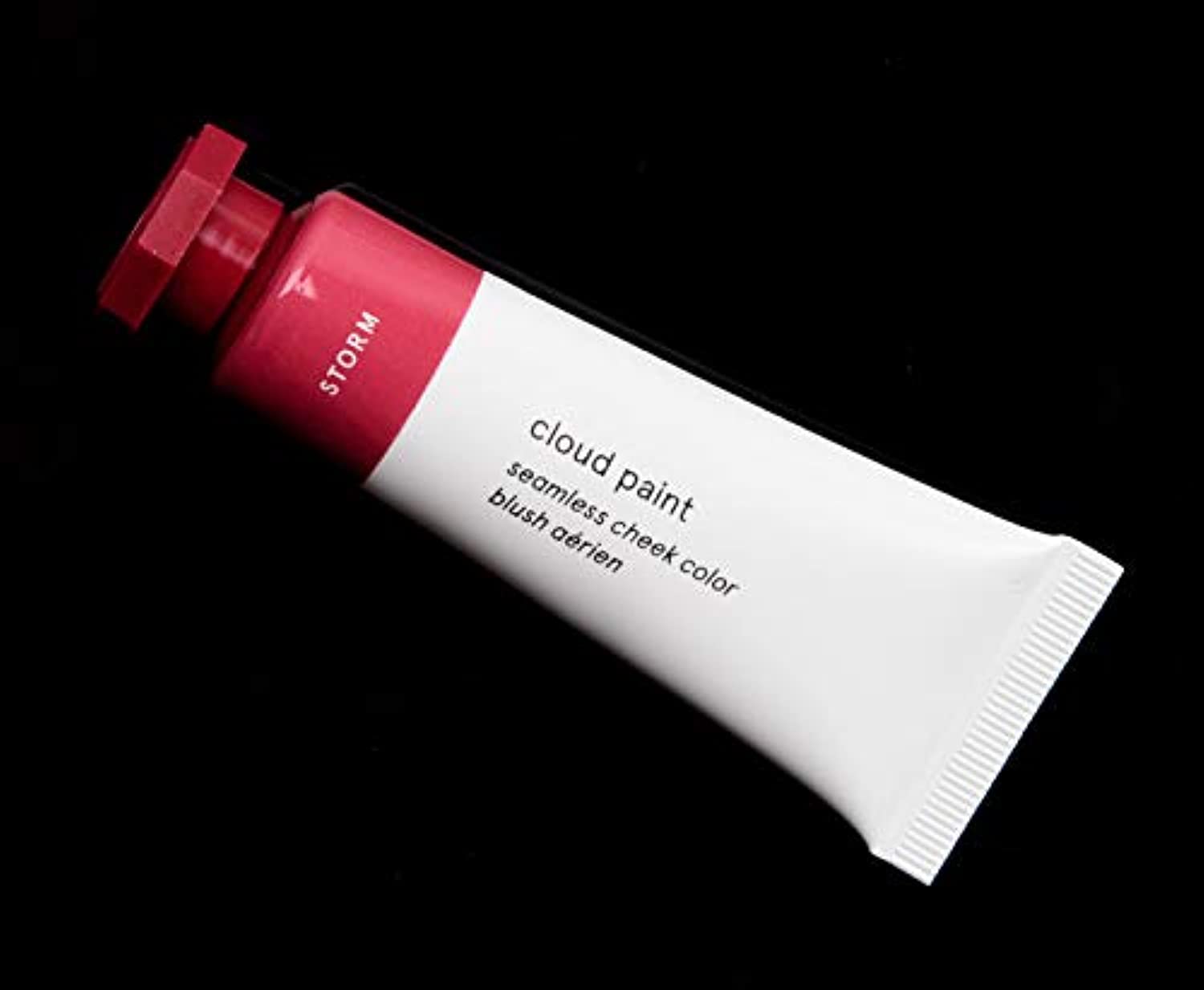 Glossier Cloud Paint Storm compact delivers a natural daily flush.