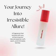 Glossier You ambrette and woodsy heart with creamy musk detail.